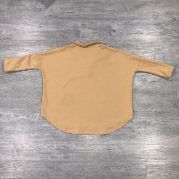 Pomander Place Tuckernuck Sz XS/S Easy Polo Sweatshirt Long Sleeve Oversized Top - Picture 2 of 12